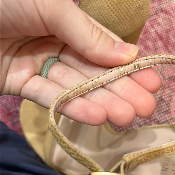 Stuart Weitzman Nudist Cream Heels with Stiletto Design and Ankle Strap - Picture 5 of 8